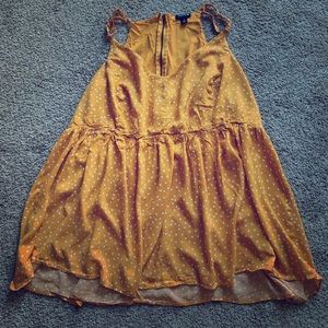 Torrid Mustard Dot Top